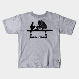 Jones Beach Art Deco Sign - Summer Love Kids T-Shirt